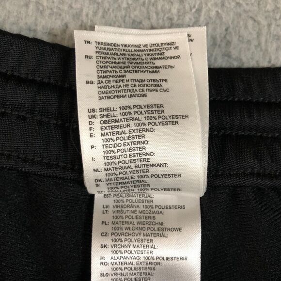 Adidas Pants Men Large Black Joggers Basketball Tapered Workout Outdoor Athletic - Picture 5 of 9